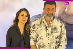 'ये कैसा कपल...', फिल्म 'इक्कीस' की स्क्रीनिंग पर अपनी पत्नी के साथ दिखे बॉबी देओल, वीडियो हो रहा वायरल