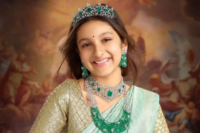 Sitara Ghattamaneni's popular jewelry ad