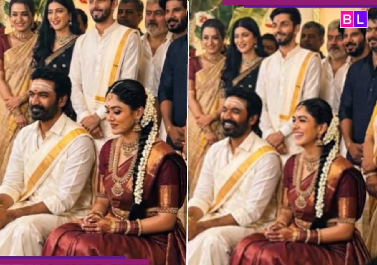 Trouwde Mrunal Thakur met Dhanush tijdens een privéceremonie in Zuid-India? Virale video ONTHULT…