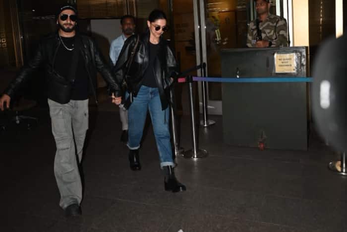 रणवीर सिंह और दीपिका पादुकोण ने पहनी मैचिंग ड्रेस