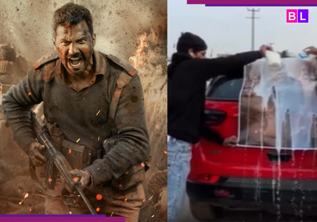 Amid Border 2′ success, followers bathe Varun Dhawan’s poster with milk after…; netizens say, ‘No amount of…’