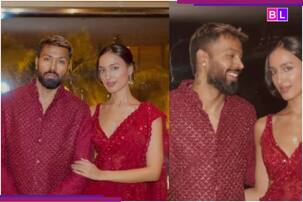 हार्दिक पांड्या ने गर्लफ्रेंड माहिका शर्मा संग शेयर की रोमांटिक फोटोज, लाल रंग के ड्रेस में कपल ने दिए क्यूट पोज