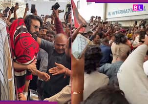 बेटी को ले जा रहे Ram Charan को देखते ही बेकाबू हुई भीड़, फैंस ने नहीं छोड़ी सांस लेने की भी जगह