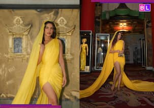 Style icon of the day: Priyanka Chopra elevates saree gown game with a thigh-high slit, her bag screams luxury