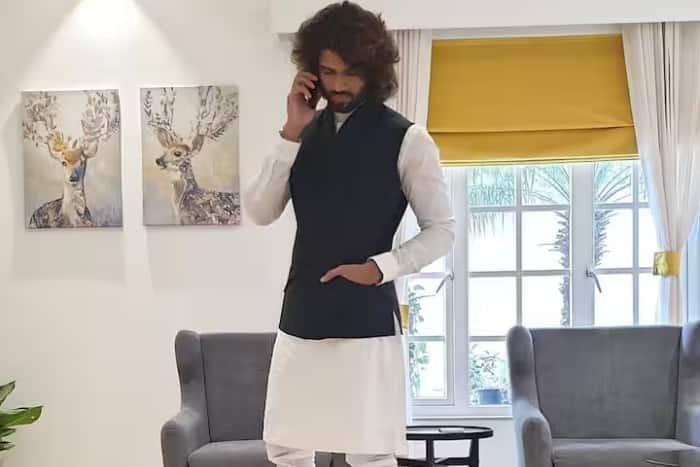 Vijay's multi-level vila is decorated with...