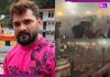 Khesari Lal Yadav की एक झलक के लिए बेकाबू हुई भीड़, अफरा-तफरी के बीच लोगों पर बरसी पुलिस की लाठियां; Video Viral 