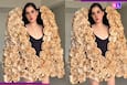Uorfi Javed STUNS in 3D floral coffee dress, suprised celebs react