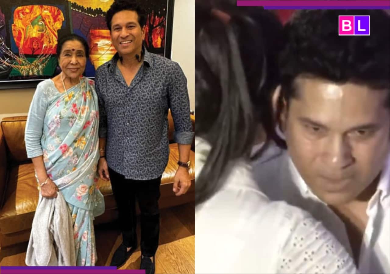 Asha Bhosle last rites LIVE UPDATE: Sachin Tendulkar CRIES, hugs Zanai Bhosle while paying tribute to legendary singer