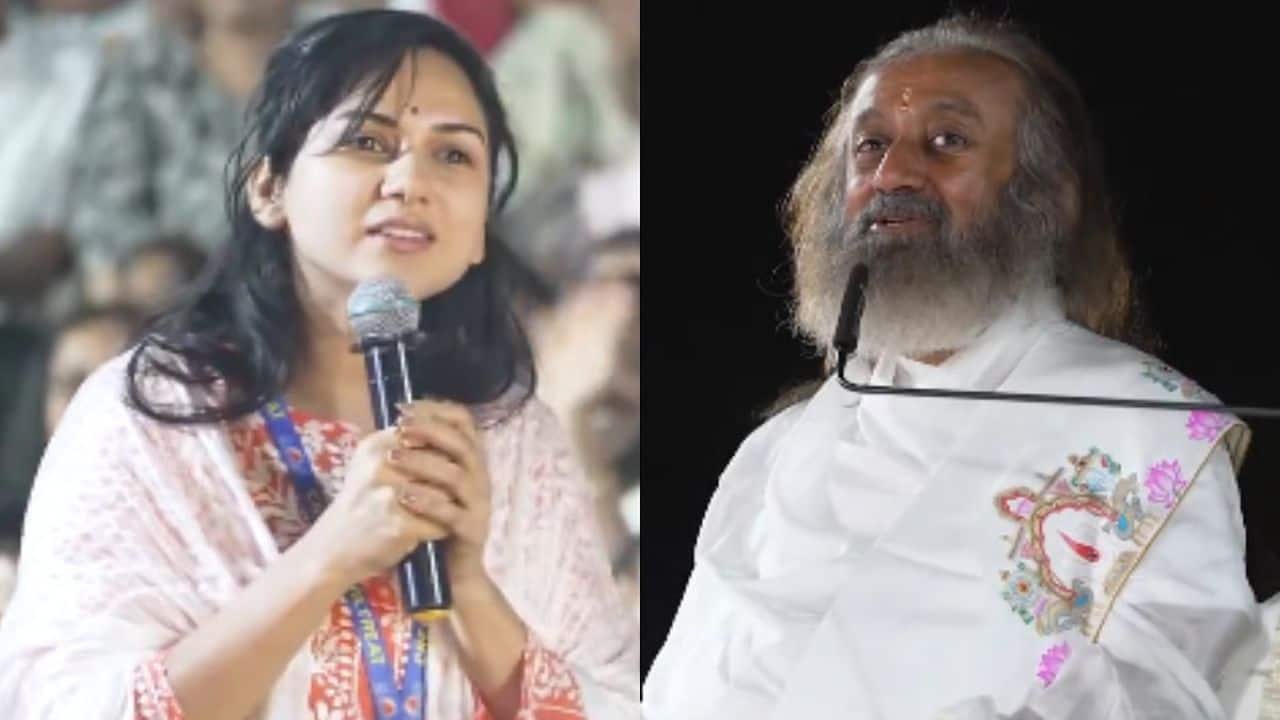 ट्रोलिंग से परेशान श्री श्री रविशंकर की शरण में पहुंची Akanksha Chamola, गुरुदेव के सामने छलका दर्द; मांगी ये सलाह