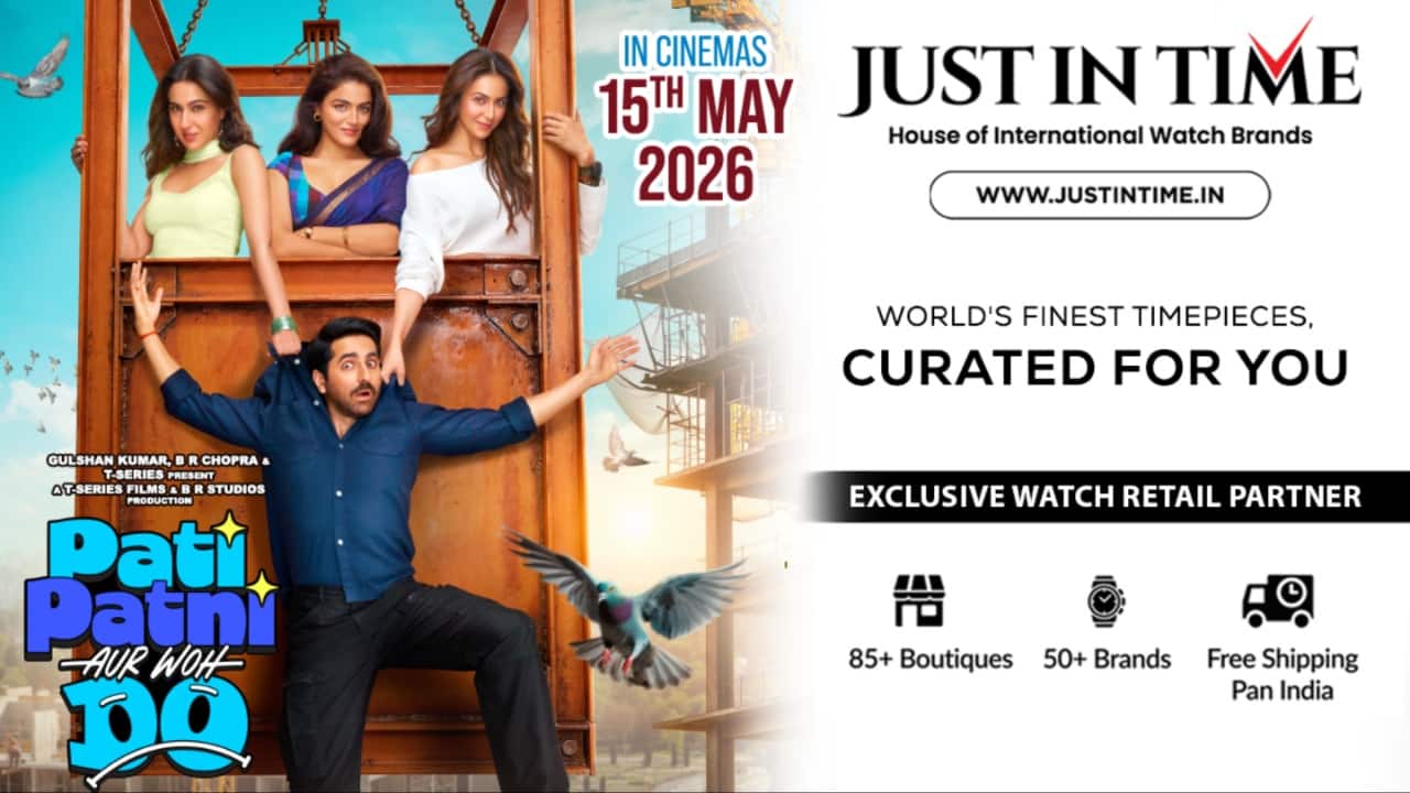 Just In Time Launches Exclusive Promotional Teaser with Ayushmann Khurrana, Sara Ali Khan for Pati, Patni Aur Woh Do