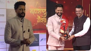 Riteish Deshmukh honored at Zee 24 Taas Maharashtra Gaurav Awards