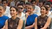 Sara Ali Khan left SHOCKED as host's 'Sab celebrities ko peeche se janta hun' remark turns awkward at Pati Patni Aur Woh Do trailer launch [Viral Video]