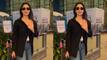 Alia Bhatt nails comfortable airport fashion in oversized black coat and white tank top ahead of Cannes Film Festival 2026