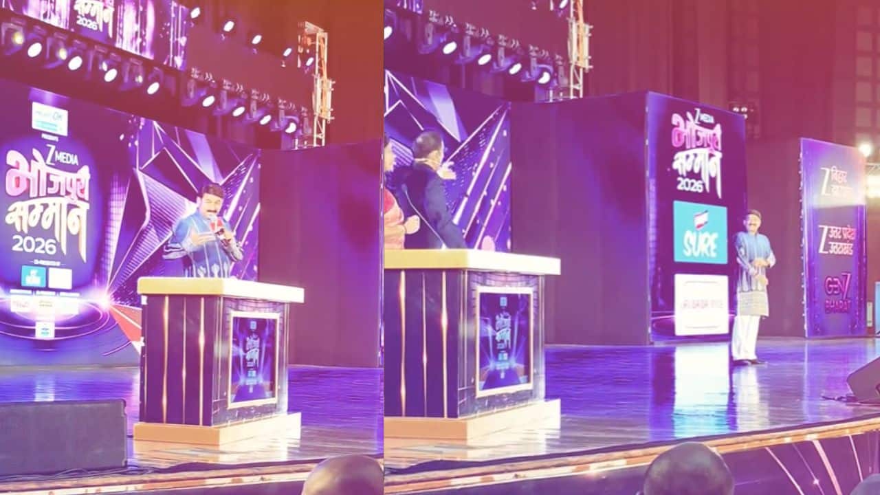 ZEE Bhojpuri Samman 2026: पटना पहुंचते ही Manoj Tiwari में आई 'रिंकिया के पापा' की आत्मा, स्टेज पर जमकर उड़ाया गर्दा Exclusive