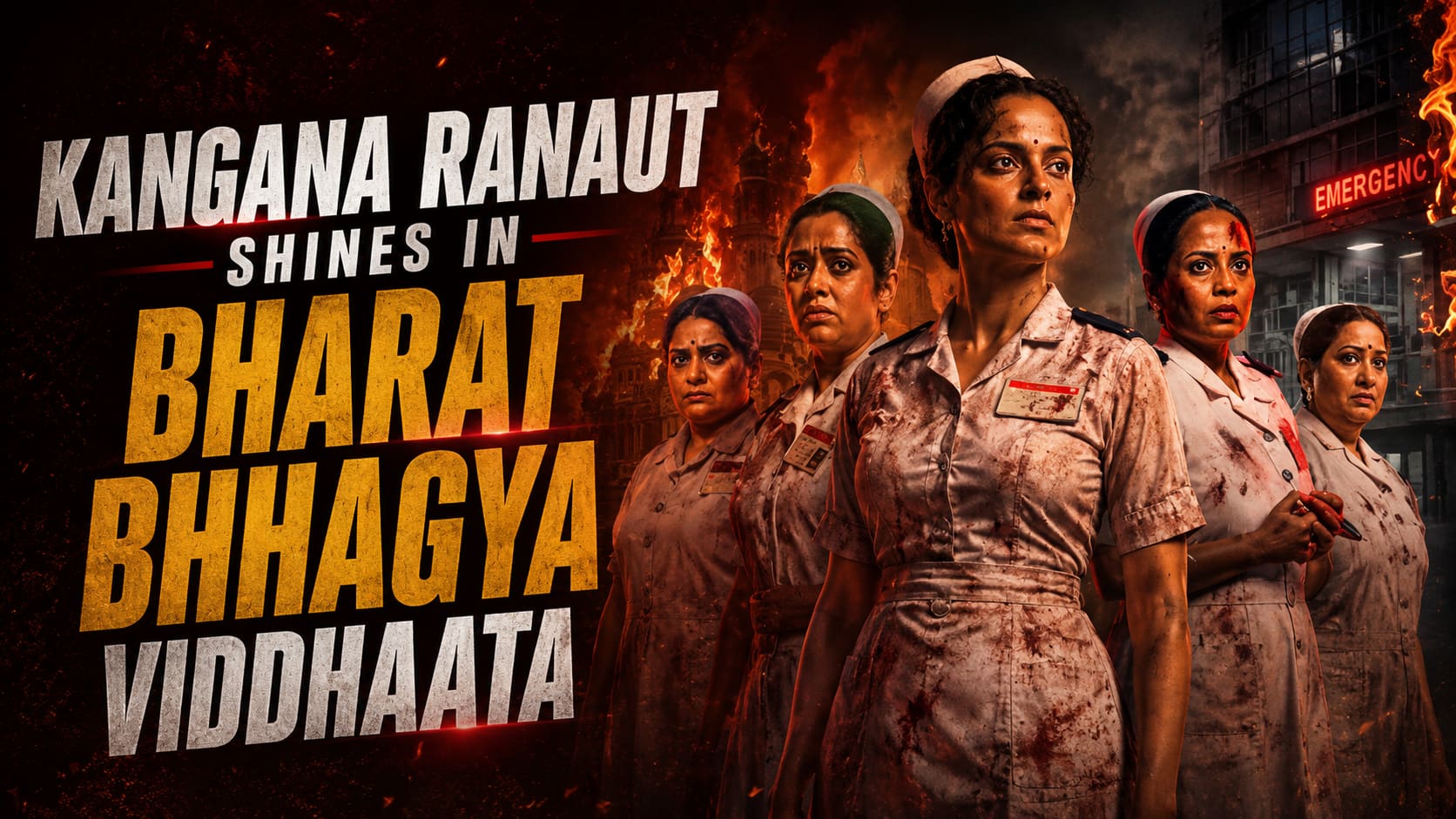 Kangana Ranaut SHINES in Bharat Bhhagya Viddhaata, audiences call it ‘Must-watch tribute’ to 26/11 nurses