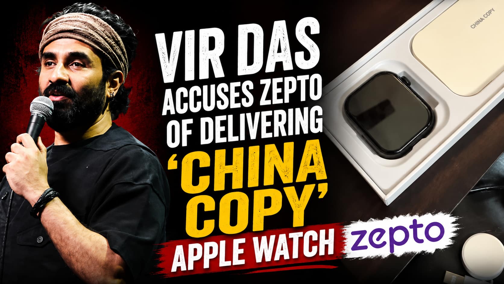 Vir Das SLAMS Zepto over alleged fake Apple watch worth ₹50K, says customer care could do nothing