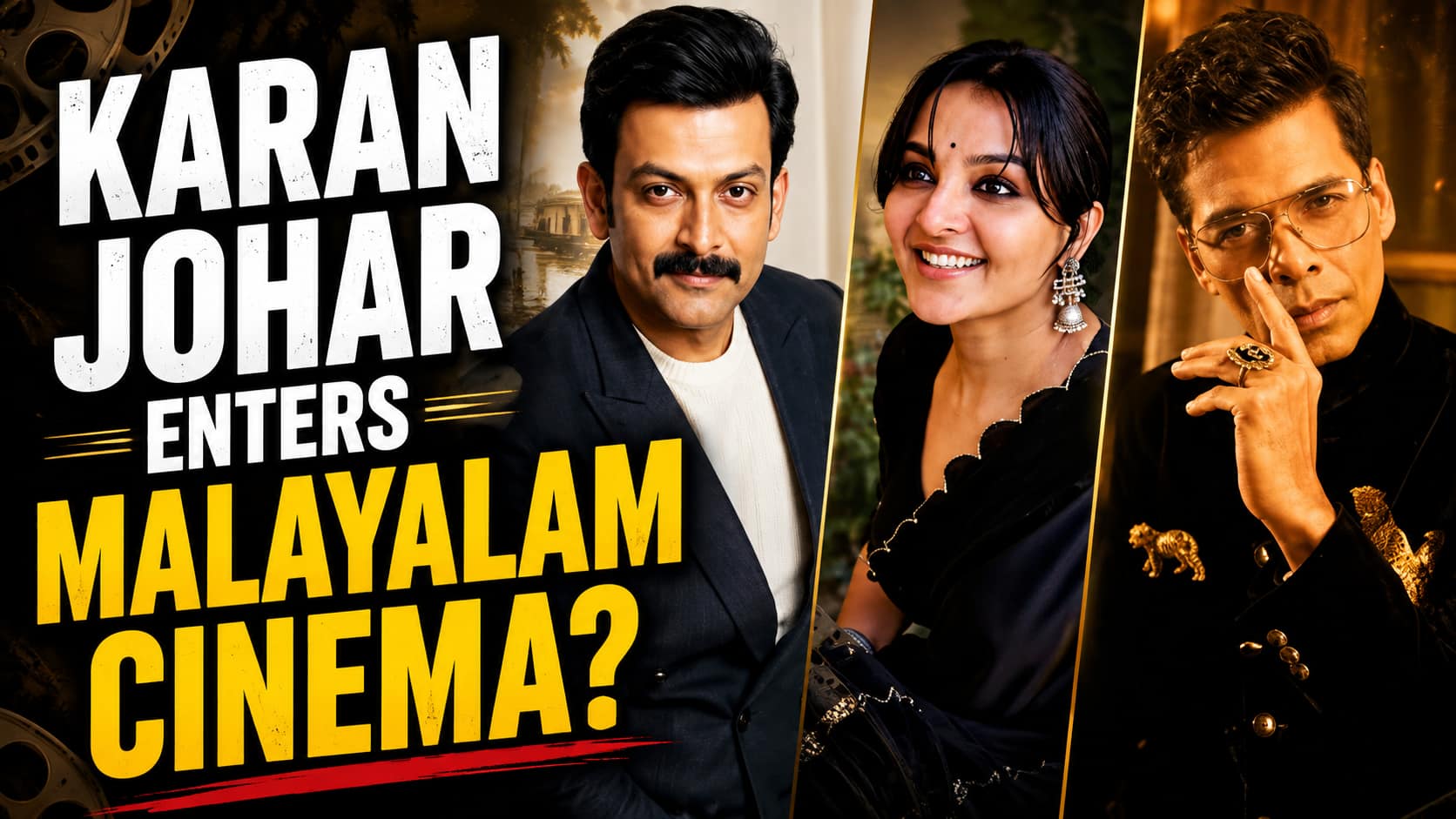 Karan Johar’s malayalam DEBUT ‘Odiyan’ announced with Prithviraj Sukumaran, Manju Warrier; Rahul Sadasivan to direct