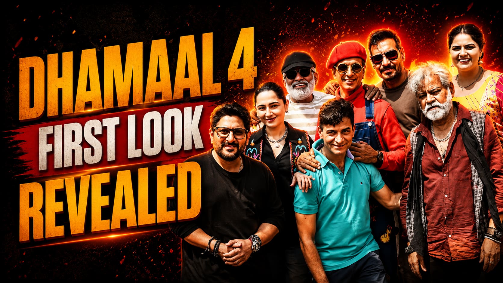 Dhamaal 4 first looks out: Posters REVEAL Ajay Devgn, Riteish, Arshad in wild new avatars ahead of June 12 release