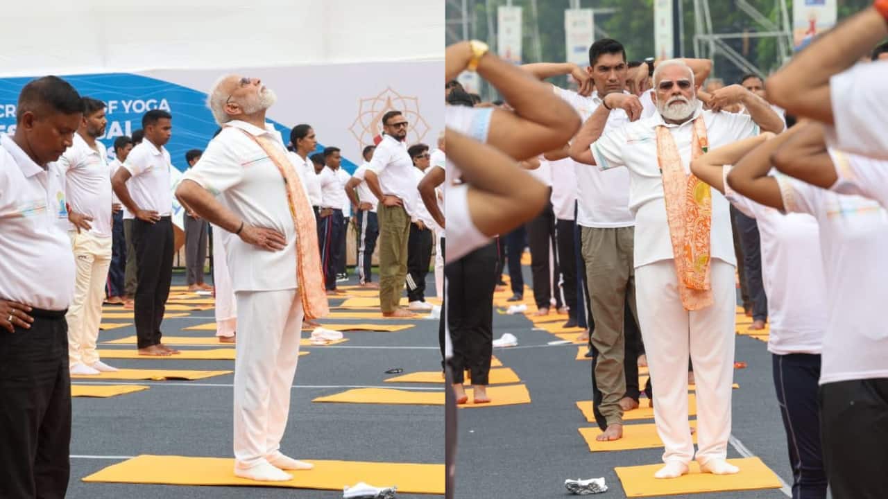 International Yoga Day 2026: पीएम मोदी ने कोलकाता में किया योग, कहा- 'हर उम्र में फिट रहना जरूरी'