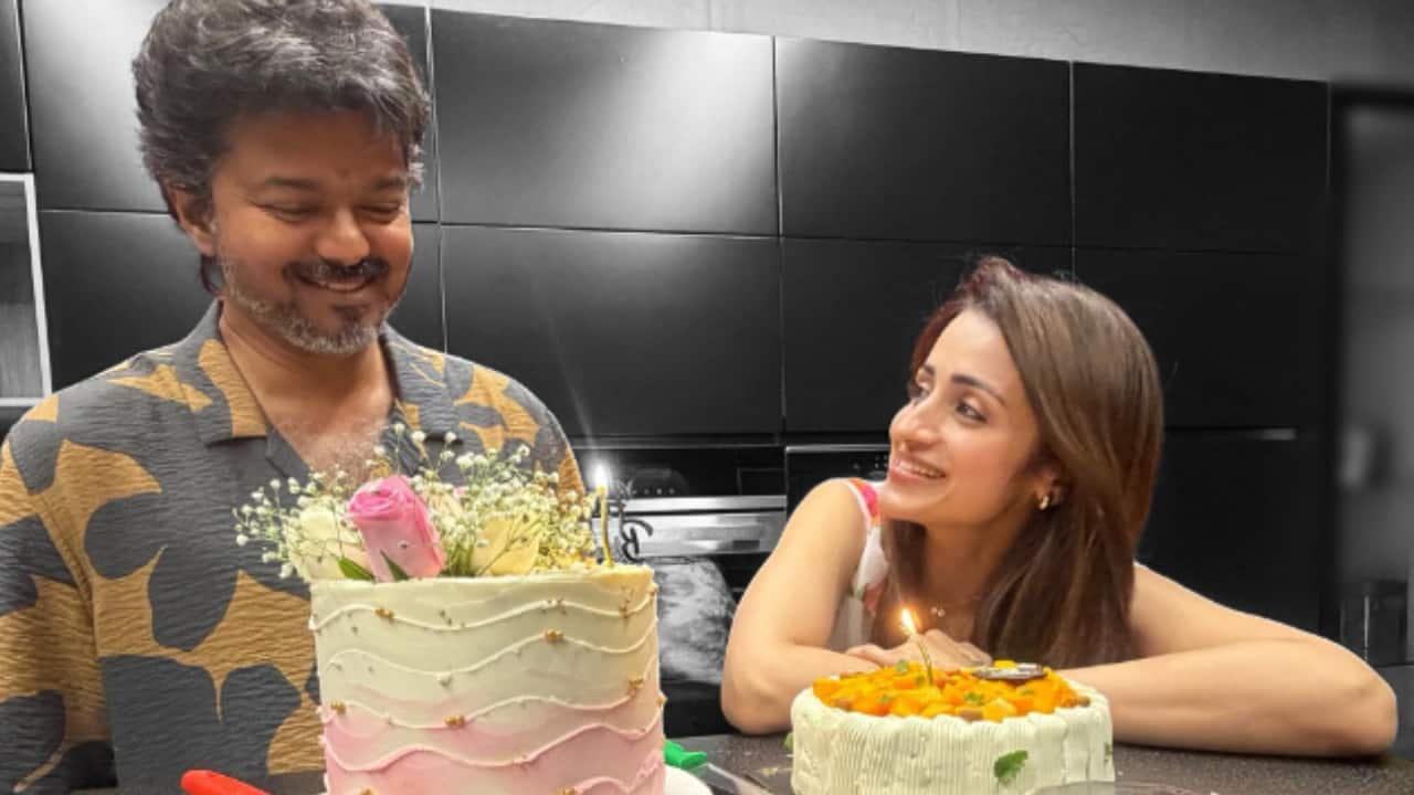 'Person who makes it all worth it': Trisha Krishnan's SPECIAL birthday wish for Vijay sends fans into frenzy, photo goes VIRAL