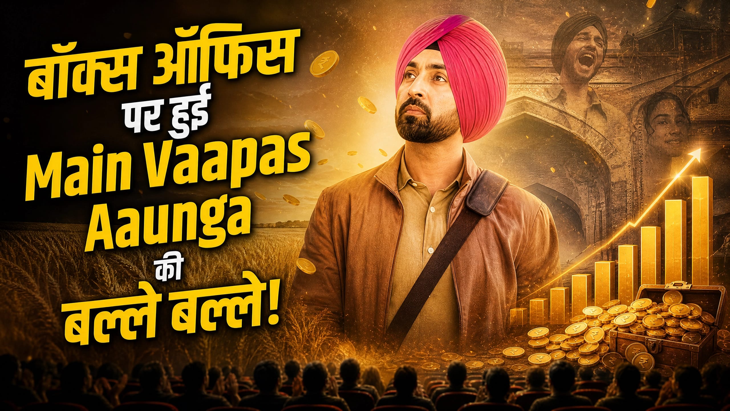 Main Vaapas Aaunga Box Office Day 2: बॉक्स ऑफिस पर हुई Diljit Dosanjh की बल्ले बल्ले, बॉक्स ऑफिस पर कमाए इतने नोट