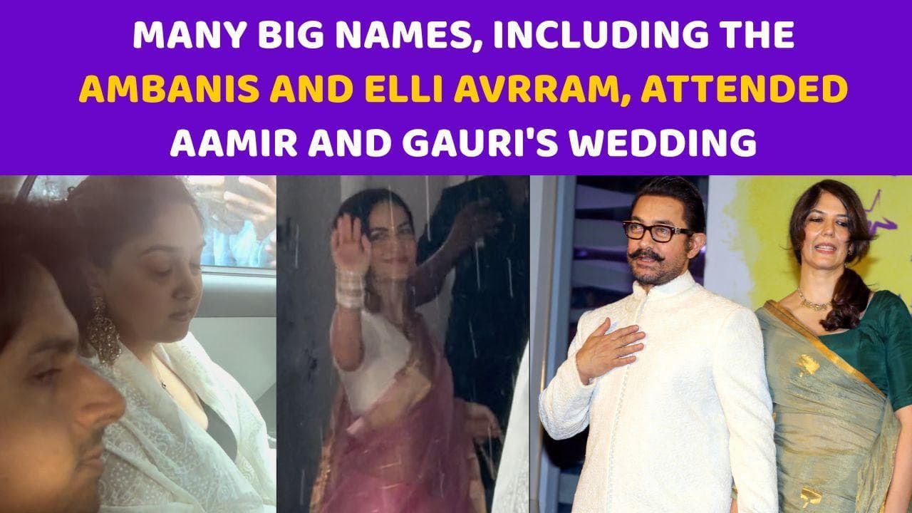 First Glimpse of Aamir Khan-Gauri’s Wedding! Ambanis and Celebs Arrive at Pali Hill