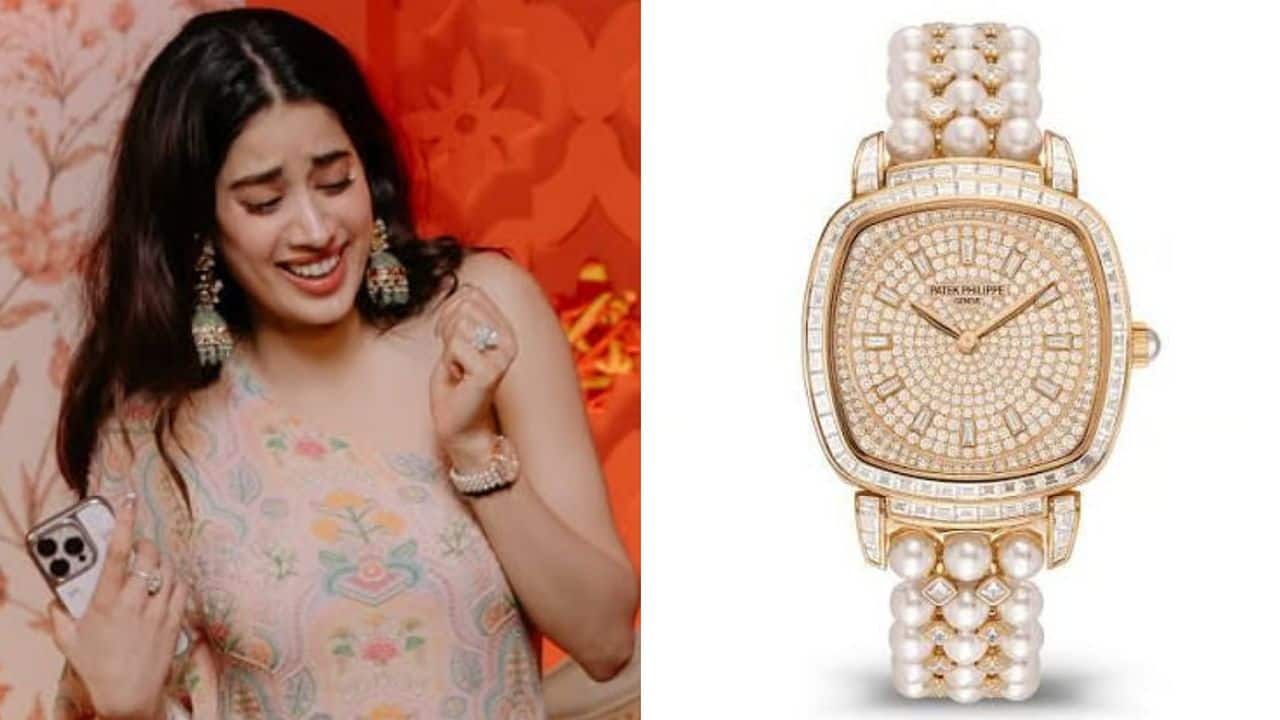 सौतेली बहन की मेहंदी में हीरे-मोतियों से सजी घड़ी पहनकर पहुंचीं Janhvi Kapoor, कीमत इतनी कि आ जाए एक लग्जरी विला!