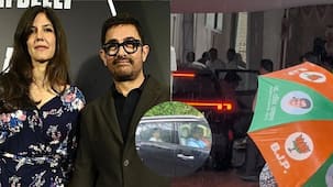 अपने पिता की बारात में रंग जमाने पहुंचे Zunaid Khan, सौतेली मां के साथ रंग जमाने पहुंचीं ईरा