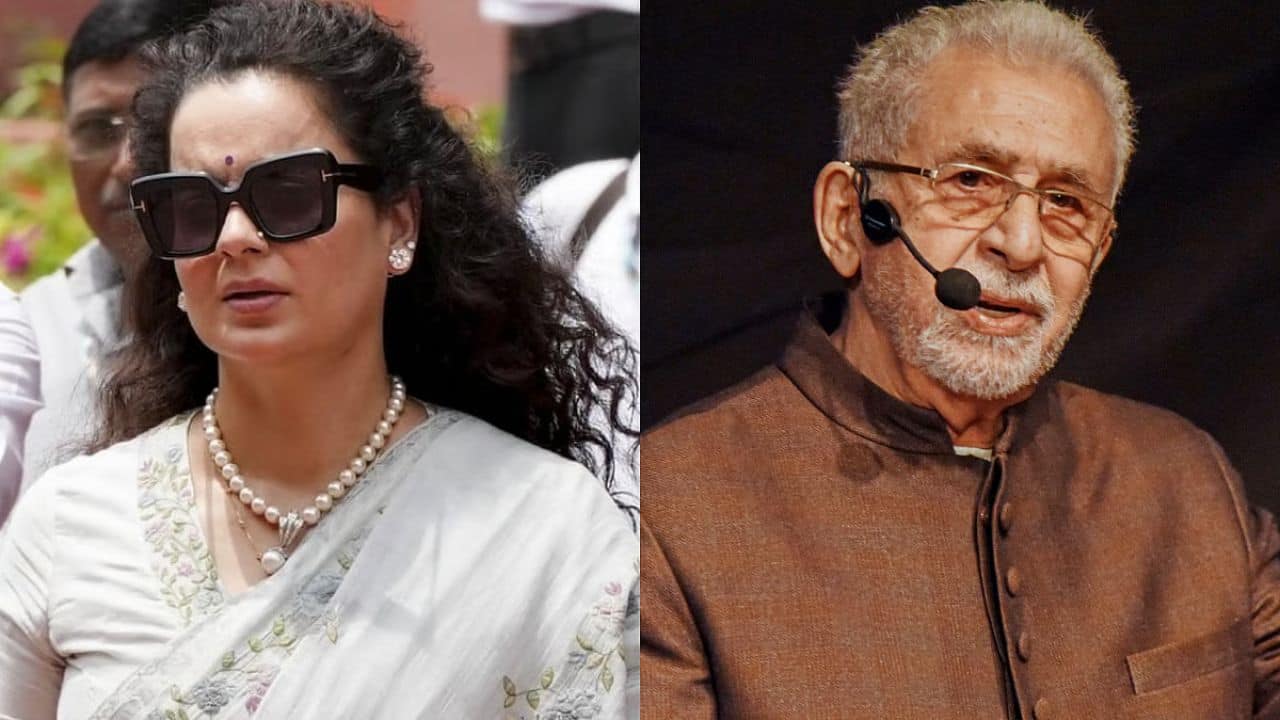 Naseeruddin Shah के 'डॉग' वाले बयान पर भड़कीं कंगना रनौत, कहा- 'खाते इस देश का, गाते...'