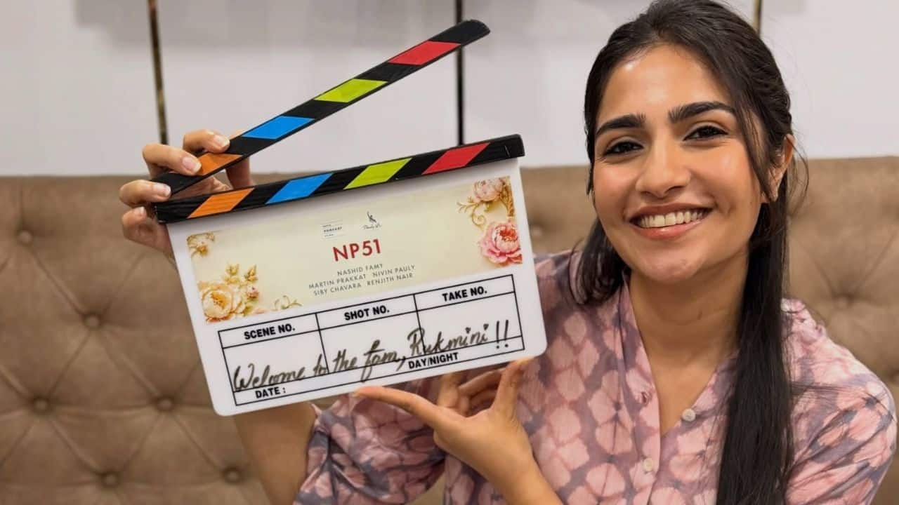 Rukmini Vasanth joins Nivin Pauly’s new film NP51 for her Malayalam debut