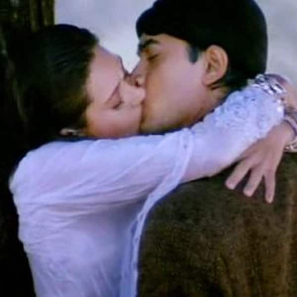 Image result for raja hindustani kissing scene