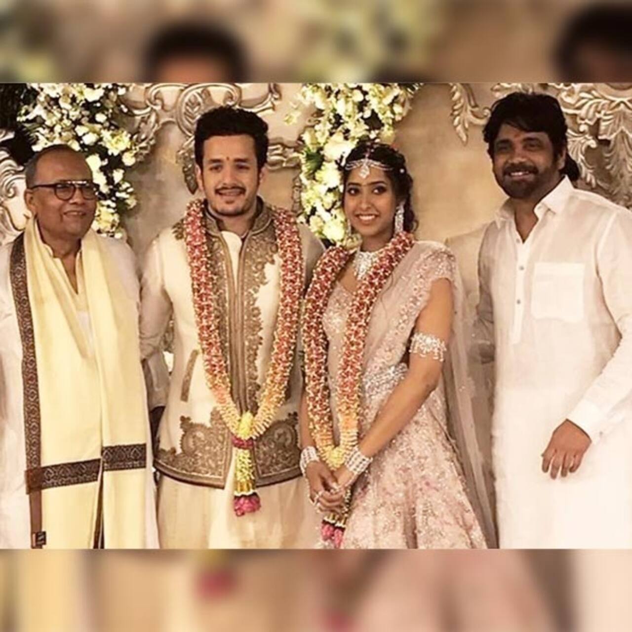 PHOTOS: Nagarujna’s son Akhil Akkineni gets engaged to lady love Shriya