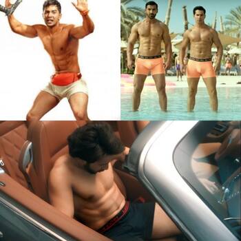 Varun's Underwear Look for Mr.Lele Cracks up B Town; Celebs call him  'Chaddi Man