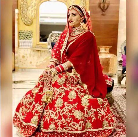 Himanshi Khurana Looks Pretty In A Stylish Lehenga