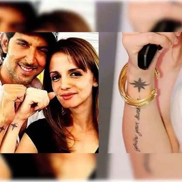 Hrithik and Sussane Roshan with identical tattoos | Bollywood celebrities, Hrithik  roshan, Celebrity couples