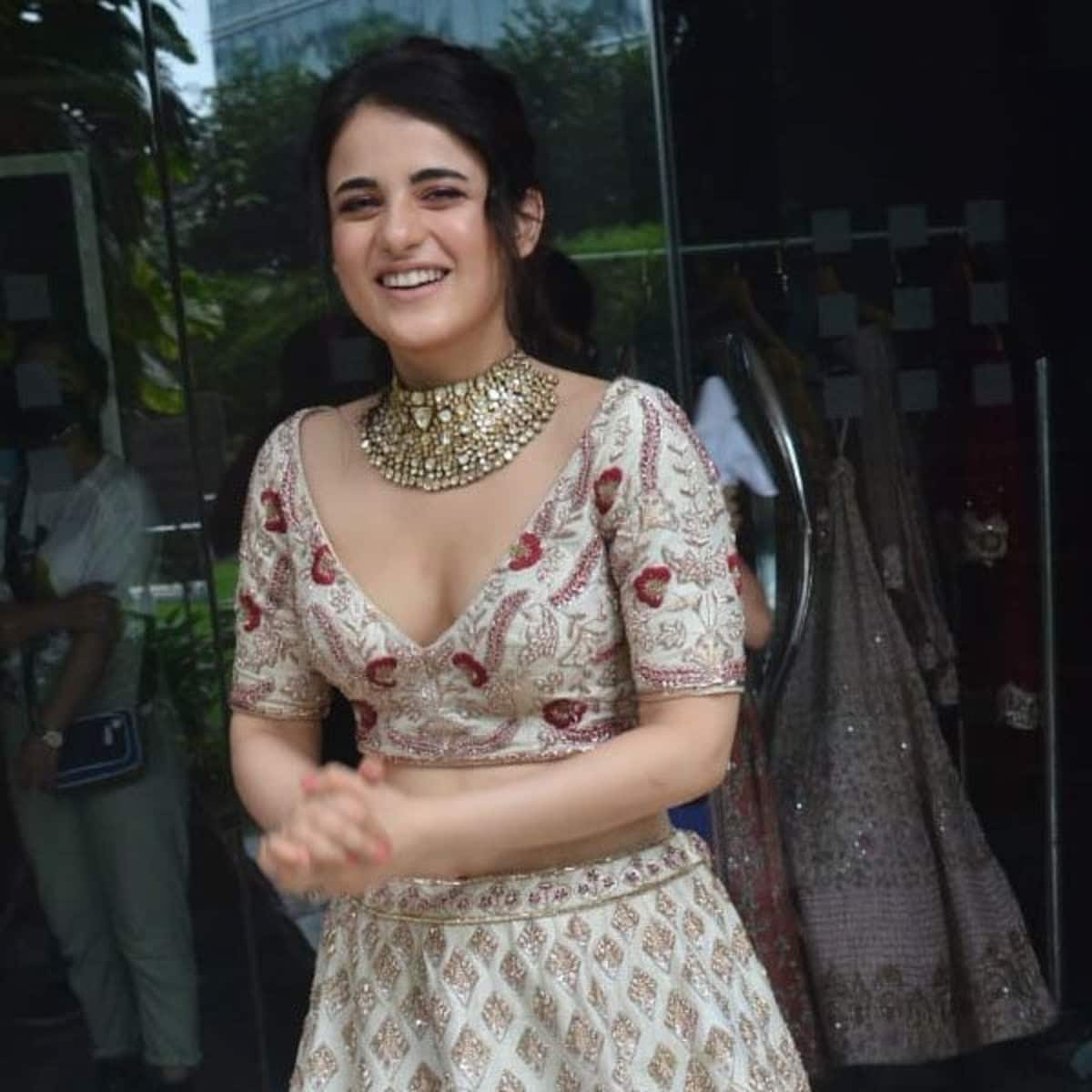 Radhika Madan&#39;s expressions are on point as she&#39;s snapped in a beautiful lehenga  choli