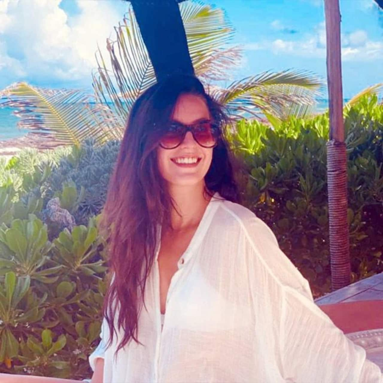 Katrina Kaif's younger sister, Isabelle, is a big time water baby, and ...