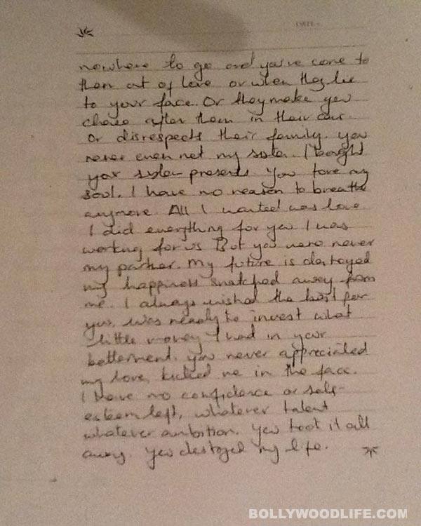 Jiah Khan's six-page suicide note - Photo Gallery | Latest Pictures on ...