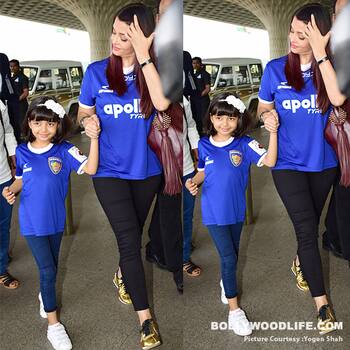 Aishwarya Rai Bachchan and Aradhya twin their sneakers at the