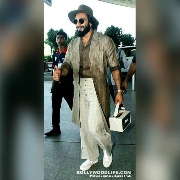 Ranbir Kapoor spotted at the airport in his most offbeat look yet