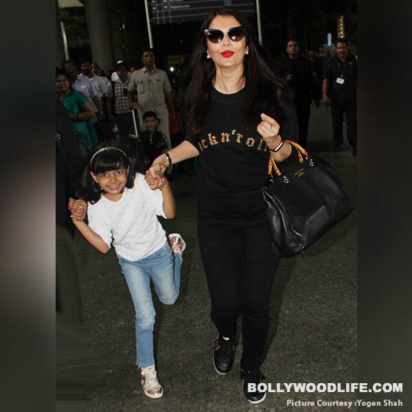 Aishwarya Rai Bachchan And Daughter Aaradhya Fly Out For Paris Fashion  Week. See Airport Pics