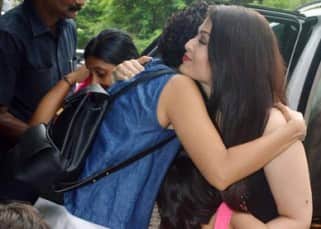 Aishwarya Rai's daughter Aaradhya greets Aamir Khan's son Azad with a cute hug, see pics!