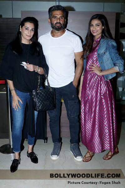 Athiya Shetty attended Tubelight's special screening with her entire family