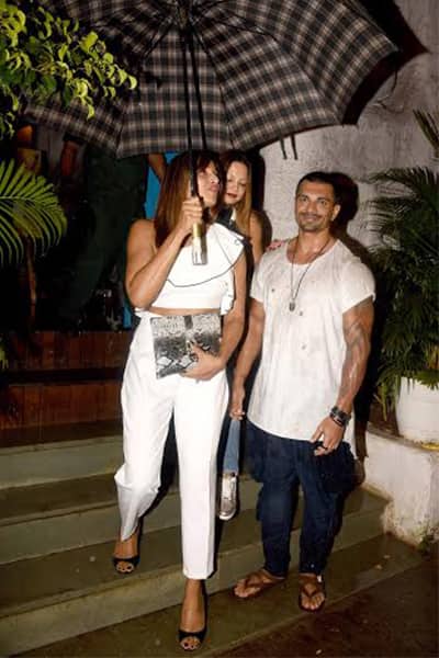 Bipasha Basu And Hubby Karan Singh Grover Enjoy The First Rain Of