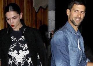 Deepika Padukone clicked with Novak Djokovic outside a bar in Los Angeles