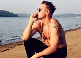 Diplo looks open sea in awe