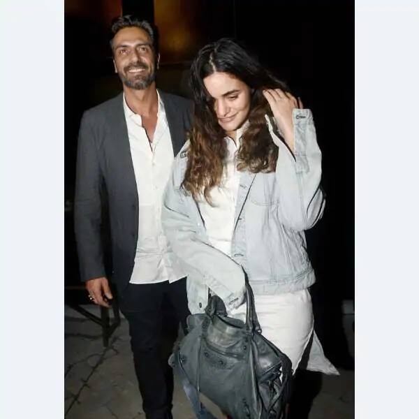 New parents Arjun Rampal and Gabriella Demetriades step out on yet ...