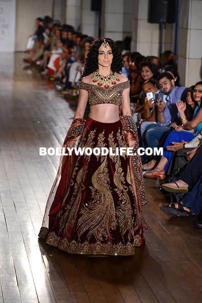 Kangana Ranaut walked in Manav Gangwani at India Couture Week 2016