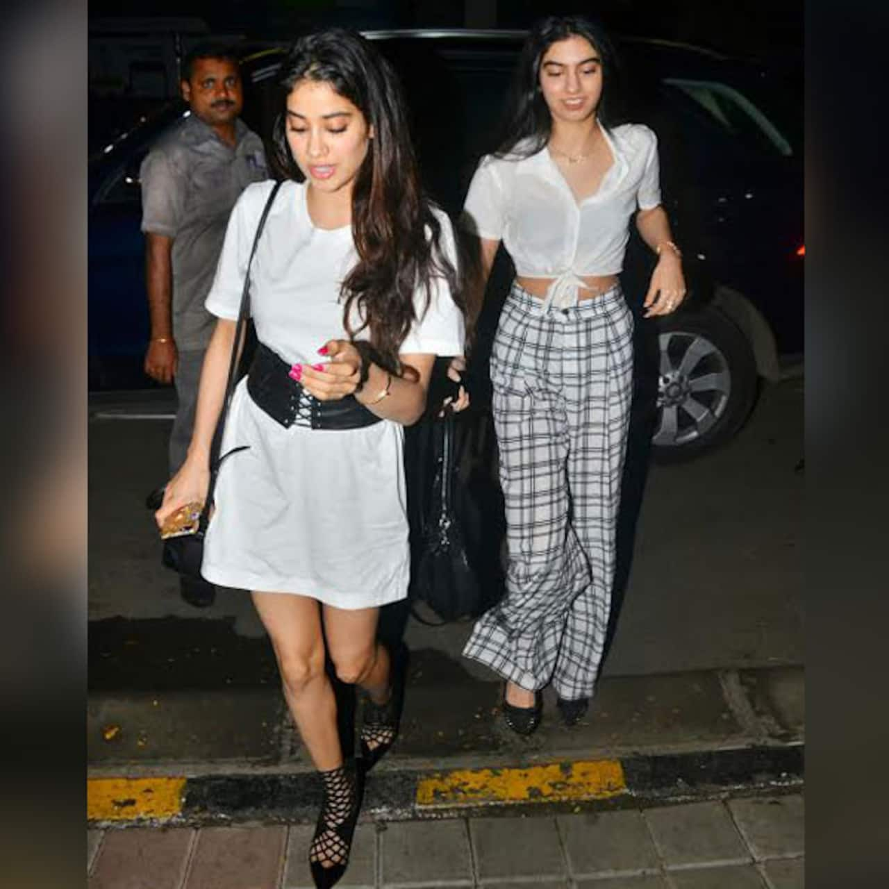 Sridevi takes daughters Jhanvi and Khushi out for a Sunday night dinner ...