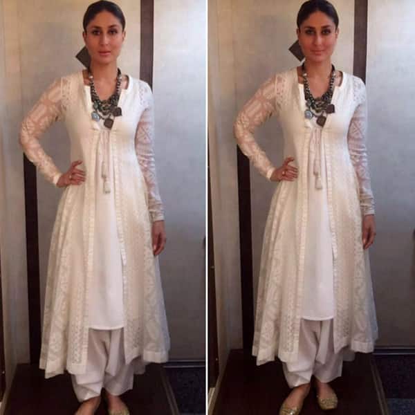 Kareena Kapoor Khan s white traditional dress seems like weaving a new fairy tale in these pics